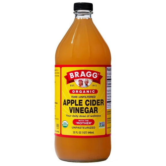 Bragg Organic Raw & Unfiltered Apple Cider Vinegar 32 fl oz Pack of 4