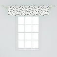 thumbnail image 2 of Ambesonne High Heels Window Valance, Simplistic Woman Shoes, 54" X 12", Charcoal Grey Pale Grey, 2 of 3