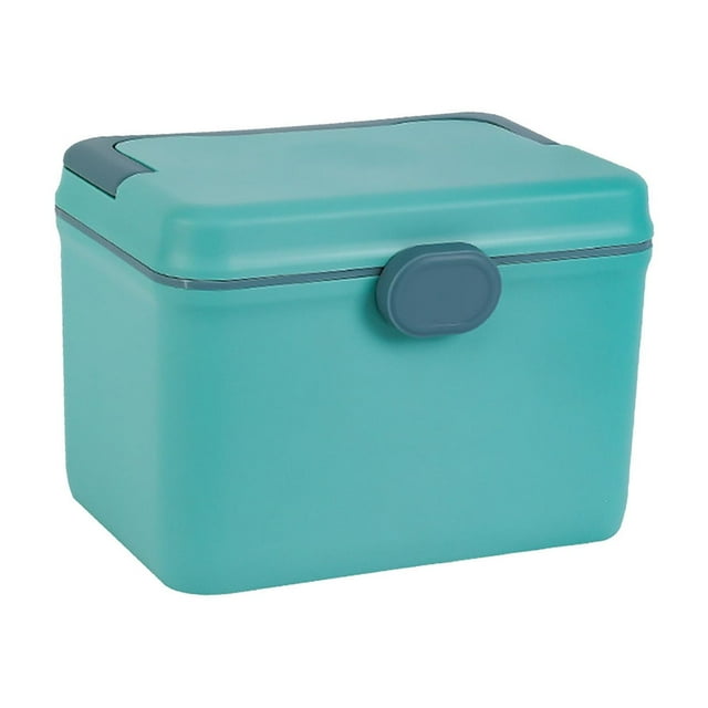 WRKEKC Clearance Stackable Plastic First Aid Storage Box - Multi-Layered Emergency Organizer for Medical Supplies & Travel Toiletries
