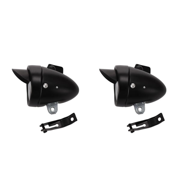 Soidarity Faro LED para bicicleta de carretera, montaña, brillante, resistente al agua, para ciclismo, lámpara de luz delantera para ciclistas, Zwart met vizier 2Conjunto