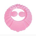 thumbnail image 1 of Children Adjustable Shampoo Cap Ear Guard Bath Cap Pink with ear guard, 1 of 7