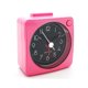 thumbnail image 2 of Mini reloj despertador, barrido silencioso, sin tictac, luz de fondo automática y función de repetición, uso en viajes (esfera roja/negra/manecillas blancas negras) (hy), 2 of 4