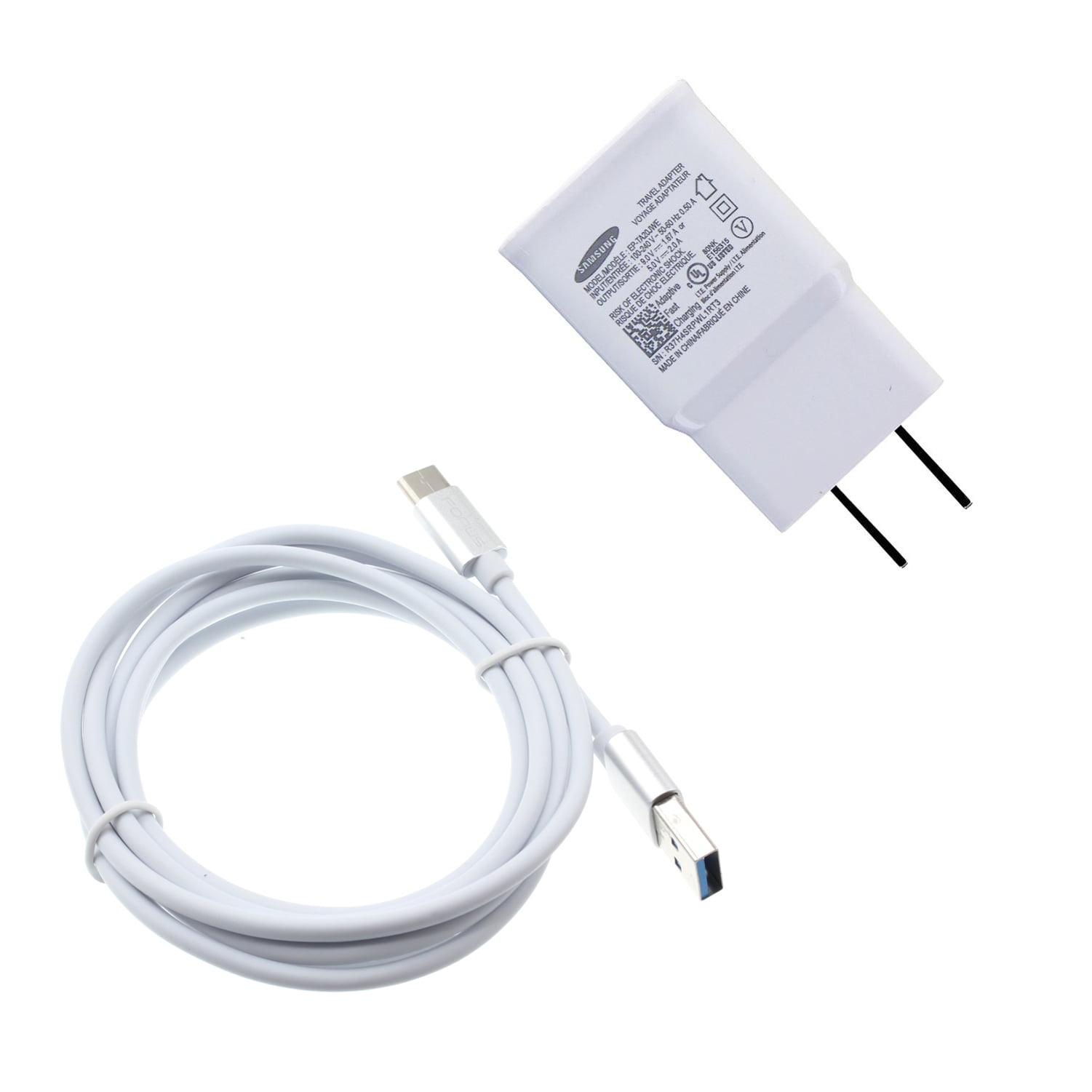 6ft USB Cable Type-C Fast Home Charger Quick Power Adapter Z9K for Samsung Galaxy Tab S3 9.7 S6 10.5 S5e 10.5 S4 10.5 A 10.1 (2019) S9 Plus, S8 Plus, active S10e S10 Plus 5G Note 9 8 10 Plus