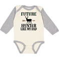 thumbnail image 3 of Inktastic Hunting Future Hunter Like Dad Boys or Girls Long Sleeve Baby Bodysuit, 3 of 5