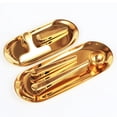thumbnail image 3 of Wuffmeow Luxurious Metal Storage Tray Gold Oval Dotted Fruit Plate Small Items Jewelry Display Tray Mirror Strorage Accessories, 3 of 7
