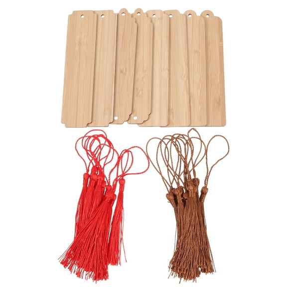 FRCOLOR Diy Blank Bookmarks for Graffiti Light Brown Color 1 Set