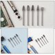 thumbnail image 4 of 10 fresas rotativas de carburo de tungsteno: brocas para amoladora de precisión, desbarbado de metal, tallado de madera, pulido., 4 of 8