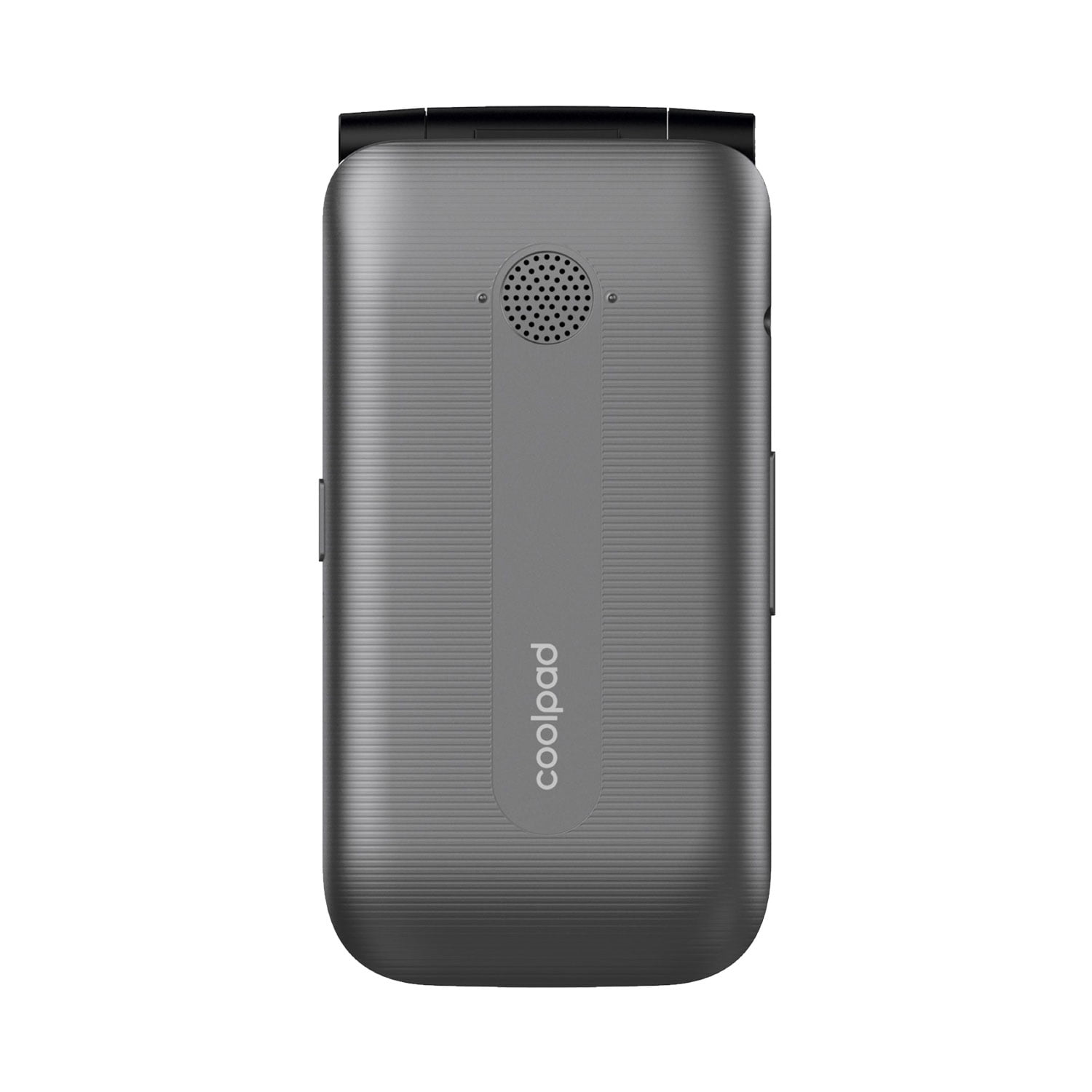 COOLPAD Belleza 3321 GSM Unlocked 8GB 4G LTE Big Button Keypad Flip Phone, Gray (Not For Verizon)