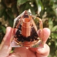 thumbnail image 4 of 6X PiráMide en Espiral de Grava de Cristal de 6 cm PiráMide Espiral en Espiral PiráMide Hecha A Mano Muebles para el Hogar Manualidades Alambre de Cobre en Espiral, 4 of 5