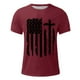 thumbnail image 3 of Camisetas de Manga Larga para Hombres Imprimir Casual Cuello Redondo Camiseta de Manga Corta, Camisetas de Manga Larga para Hombres Algodón, 3 of 4