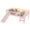 Pink,Twin, variant on Bellemave Twin Loft Bed with Storage Shelves, LED Lights, Full-Length Guardrails, Solid Wood Frame, No Box Spring Needed, Available in Nautral