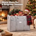 thumbnail image 6 of Under $5 Boovnll Clothes Storage, Large Capacity Foldable Thicken Non-Woven Storage Bags with Reinforced Handles & Zippers for Home, Clothing, Blanket, Comforters, Storage and Organization, 6 of 9