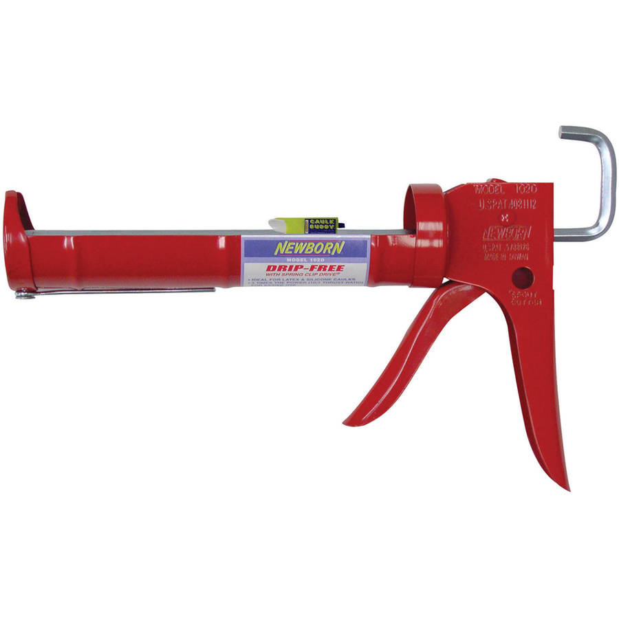 Red Devil HalfBarrel Caulking Gun, PistolGrip, 12oz, Blue