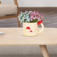 thumbnail image 1 of Maceta de resina con forma de taza, adorno de escritorio, pequeña, versátil, para dormitorio, interior, exterior, jardín, decoración del hogar, 1 of 8