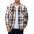 thumbnail image 3 of LIBRCLO Mens Shirts Long Sleeve Button Down Plaid Shirt Classic Fit Flannel Shirts for Work Casual, 3 of 7
