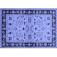 thumbnail image 1 of Ahgly Company Indoor Rectangle Oriental Blue Industrial Area Rugs, 4' x 6', 1 of 4