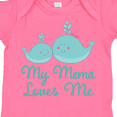thumbnail image 4 of Inktastic Mema Loves Me Grandchild Whale Boys or Girls Baby Bodysuit, 4 of 5