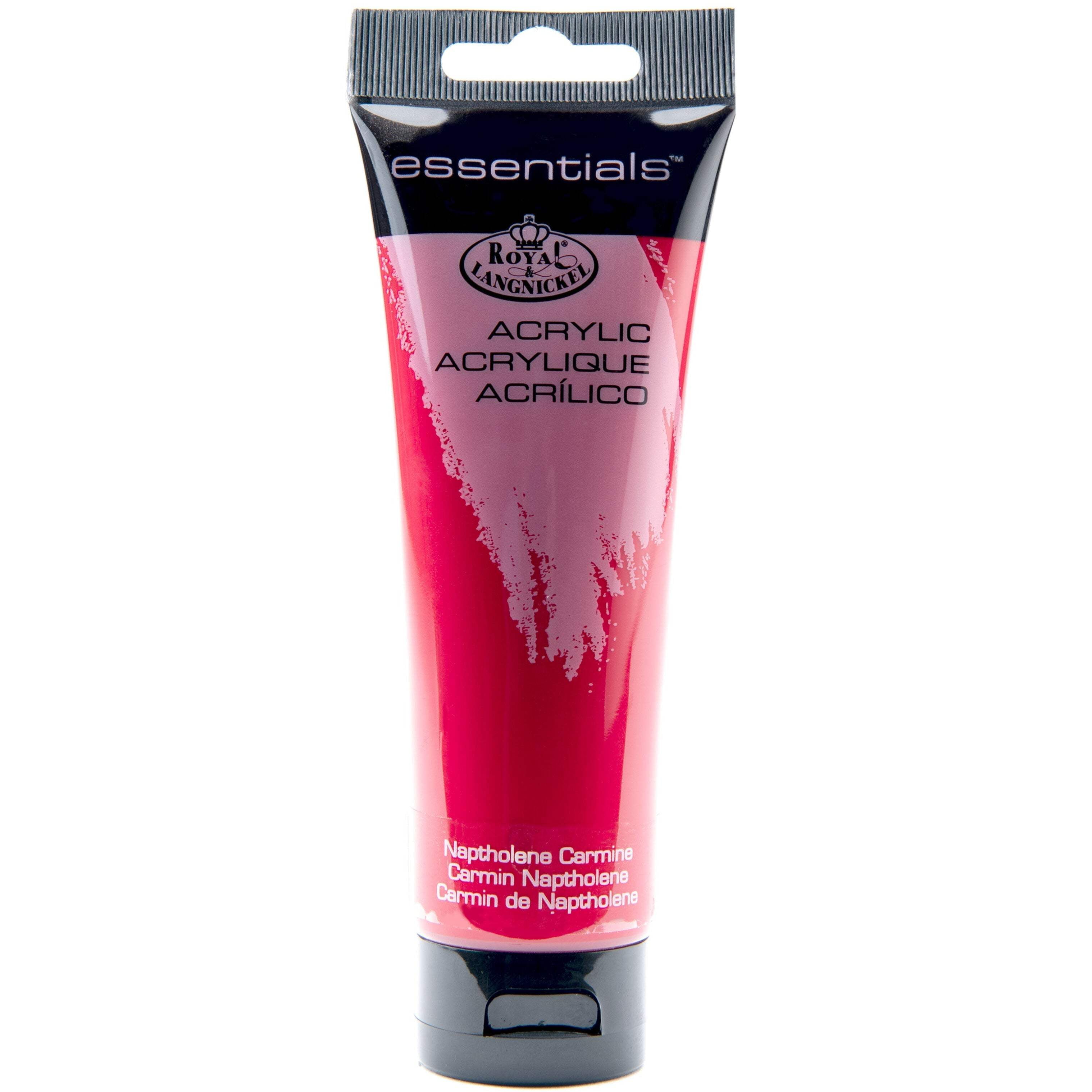 (2 pack) Royal & Langnickel Essentials 120ml Naptholene Carmine Artist Acrylic Paint