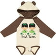 thumbnail image 3 of Inktastic Irish Twins St Patricks Girls Girls Long Sleeve Baby Bodysuit, 3 of 5