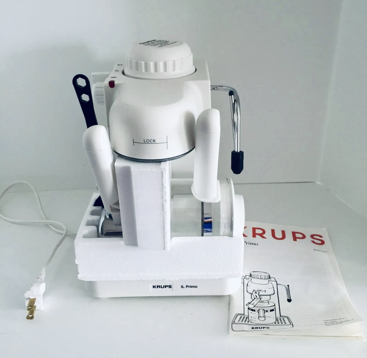 Krups IL Primo 4 Cup Expresso Maker White