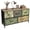 5 dressers, variant on edx Fabric Dresser with 4 Drawers, Retro Flower Design, Chest of Drawers with Sturdy Steel Frame, Wood Top for Bedroom, Living Room, Hallway