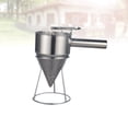 thumbnail image 2 of Stainless Steel Funnel with Rack Pancake Batter Dispenser Funnel Octopus Balls Tools with Stand, 2 of 4