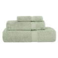 thumbnail image 3 of Authentic Hotel and Spa  Turkish Cotton 3-piece Towel Set Green, 3 of 5