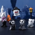 thumbnail image 5 of Cute Spooky Halloween Decor, Small Grim Reaper Resin Figurine, Gothic Halloween Decor for Home Desk Shelf, Halloween Party Decoration, 1 Pack, 5 of 6