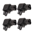 thumbnail image 2 of Power Adapter, Stable 90 Degree IEC320 C6 To C5 Power Adapter 2500W Heat Retardant  For UPS PDU Server, 2 of 8