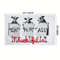 thumbnail image 2 of Tapiz de pared Eat Mor Ass Aesthetic Room, 150 x 90 cm, microtela, 2 of 2