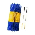 thumbnail image 4 of Cepillo para rascar vacas perfecl cepillo de limpieza para animales 45 cm azul y amarillo, 4 of 8