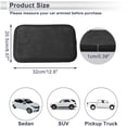 thumbnail image 3 of Unique Bargains Car Center Console Cover Car Armrest Cover 12.6"x8.07"x0.39" Suede Faux Leather Black, Gray, 3 of 7