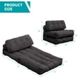 thumbnail image 2 of BALUS Folding Sofa Bed, Convertible Sleeper Couch with Foldable Memory Foam, Space-Saving Floor Bed for Living Room/Apartments, Dark Grey, 2 of 8