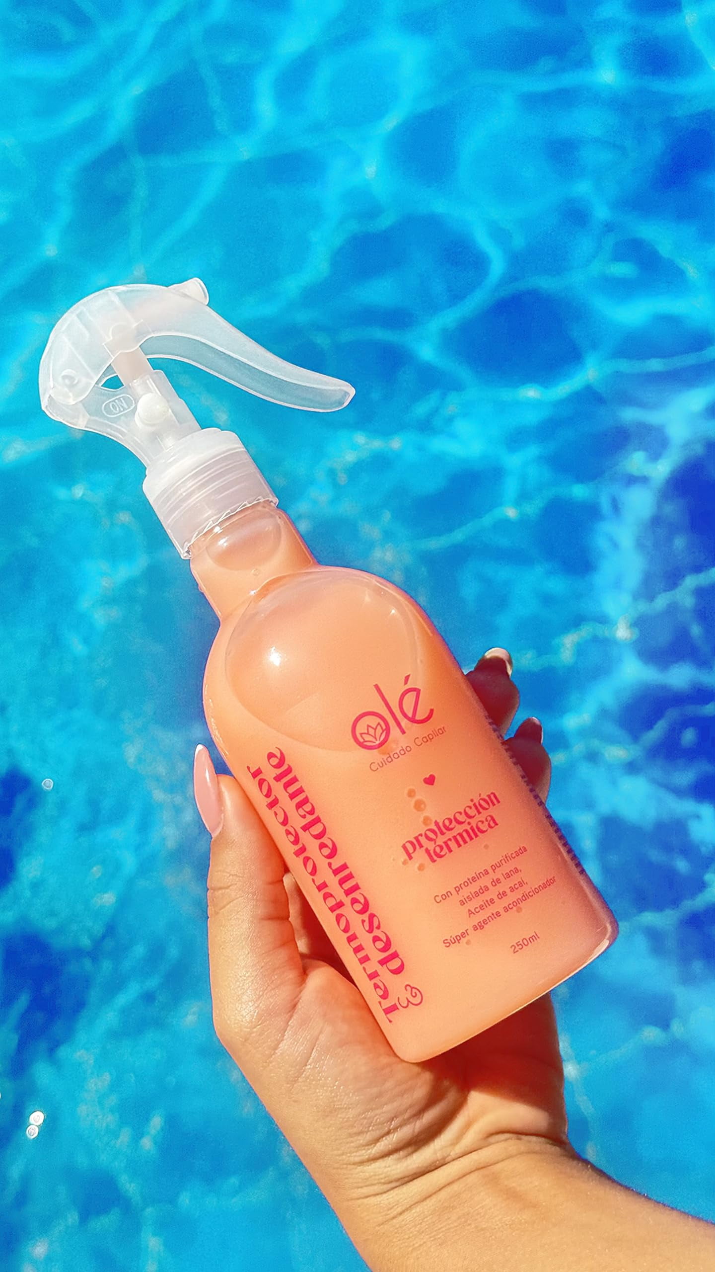 OLÉ Dry Hair 5 Piece Pack - Coconut pulp pre-shampoo + Coconut, Cinnamon & Honey Shampoo + Cotton & Coconut Conditioner + Detangling Thermo protector + Frizz Emergency Styling Cream