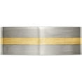 thumbnail image 3 of Titanium/14K Titanium Brushed With 14K Yellow Inlay 8mm Flat Band (Size 10.5) Made In China tb218-10.5, 3 of 5
