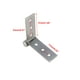 thumbnail image 5 of 2 uds. Bisagras plegables plateadas de 3 pulgadas, bisagras de acero inoxidable para puertas y ventanas de muebles, no se deforman fácilmente, larga vida útil, 5 of 5