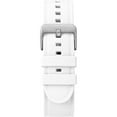 thumbnail image 2 of iConnect By Timex Classic Round Smartwatch with Heart Rate & Two-Way Bluetooth Calling 45mm – Silver-Tone with White Strap, 2 of 3