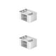 thumbnail image 2 of Inteprter Caja de almacenamiento de plástico Caja de almacenamiento versátil para todas las necesidades organizativas Duradera y resistente blanco 2Conjunto, 2 of 6