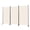 Beige-34"- 3 Panel, variant on Room Divider 6 Panel Folding Screens With Wider Support Feet 6 Ft Portable Partition For Separator 204" W X 71" H Beige