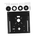 thumbnail image 4 of colaxi Router Table Insert Plate 9.6x9.4inch Wear Resistant Wood Milling Flip Board Black, 4 of 9