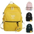 thumbnail image 2 of Fashion Women Waterproof Letters Embroidery School Shoulder Bag Student Backpack, 2 of 10