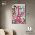 thumbnail image 5 of Velvet Eiffel Tower Canvas Fashion Prints by Art Remedy, Gallery Wrapped, 30" x 45", 5 of 7