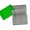 Green, variant on Credit Card Size Address Book Accordion Style with Magnetic Closure