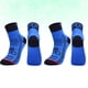 thumbnail image 2 of 2 pares de calcetines deportivos unisex de media caña, antideslizantes, de malla atlética, transpirables, de ciclismo, de nailon grueso (azul, 40-44 yardas), 2 of 6