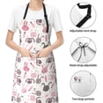 thumbnail image 4 of Kdxio Rabbit And Carrot Apron with Pockets Adjustable Kitchen Aprons for Men Women Waterproof Aprons for Cooking,Drawing,Crafting, Baking Household Cleaning, 4 of 8