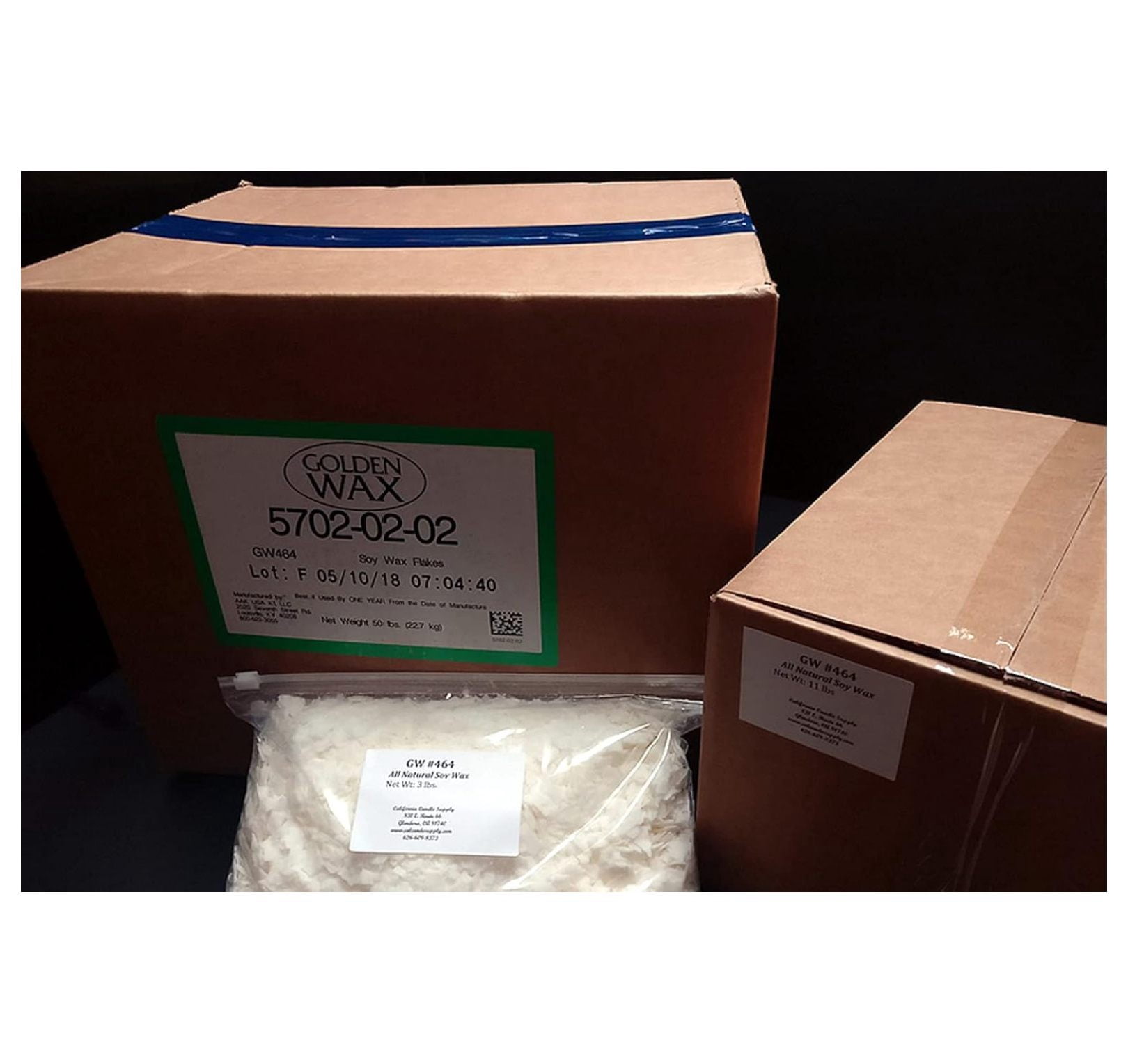 Soy Wax Flakes, 20 LB, Unscented, Modern, All Season, 16x13.5 inches, 3.2E+2 Ounce, Indoor, Candle Wax, Candle