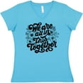thumbnail image 3 of Inktastic Inspirational We Are All in This Together Women's V-Neck T-Shirt, 3 of 5