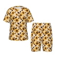 thumbnail image 1 of Balery Vintage Plaid Cute Sunflower Conjunto de Pijama Infantil de Manga Corta con Estampado – Ropa de Dormir de Algodón Suave-X-Large, 1 of 6