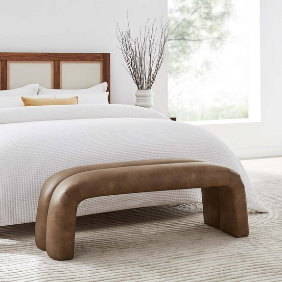 Dax Accent Bench in Brown