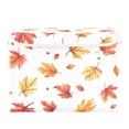 thumbnail image 7 of Yayeee Collapsible Cube Storage Bin with Lid Fabric Closet Decorative Basket with Handles, Watercolor Autumn Leaves, 7 of 7